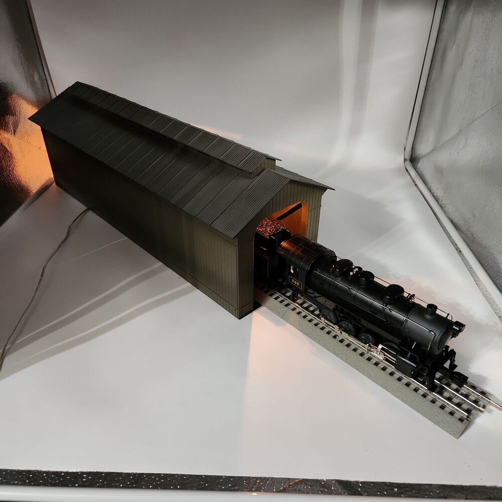 Large Light Up 24 Inch Lionel Lighted Gray TUNNEL ONLY Model Railroad Scenery